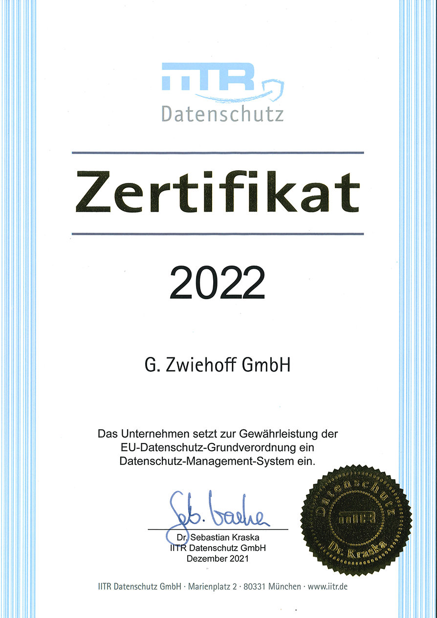 Datenschutz-Zertifikat-2022